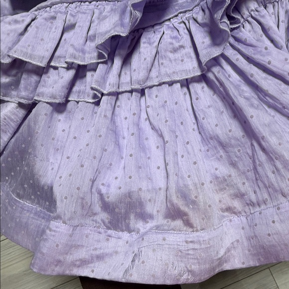 Free People Lilac Ruffle Mini Dress EUC - Picture 14 of 15